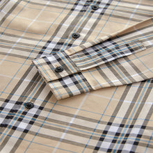 Load image into Gallery viewer, Neutral Check Long Sleeve 100% Cotton Shirt