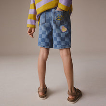 Load image into Gallery viewer, Mid Blue SmileyWorld® Shorts (3-12yrs)