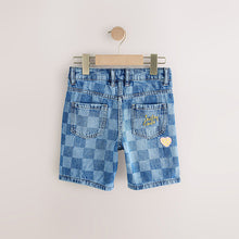 Load image into Gallery viewer, Mid Blue SmileyWorld® Shorts (3-12yrs)