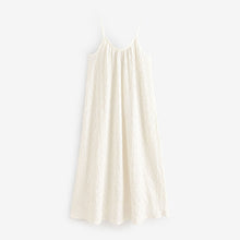 Load image into Gallery viewer, White Textured Jersey Maxi Dress