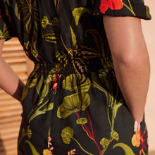 Load image into Gallery viewer, Emerald Green Off Shoulder Wide Leg Jumpsuit