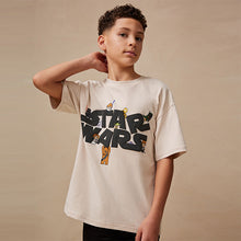 Load image into Gallery viewer, Natural Licensed Star Wars T-Shirt