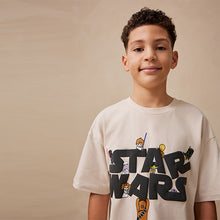 Load image into Gallery viewer, Natural Licensed Star Wars T-Shirt
