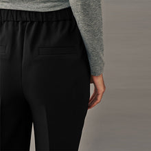 Load image into Gallery viewer, Black Tailored Bootcut Trousers