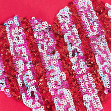 Load image into Gallery viewer, Red 100% Cotton Sequin Heart Print T-Shirt (3-12yrs)