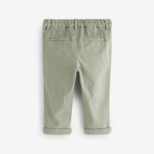 Load image into Gallery viewer, Sage Green Stretch Chino Trousers (3mths-6yrs)