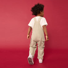 Load image into Gallery viewer, Stone Cargo 100% Cotton Dungarees (3mths-6yrs)