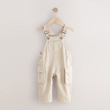 Load image into Gallery viewer, Stone Cargo 100% Cotton Dungarees (3mths-6yrs)