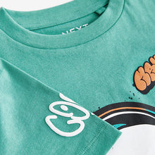 Load image into Gallery viewer, Green Graffiti Skull Regular Fit Short Sleeve Graphic T-Shirt