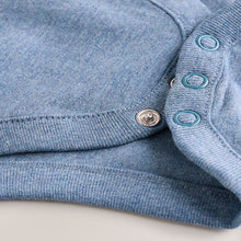Load image into Gallery viewer, Blue Nautical Jersey 100% Cotton Dungaree and Bodysuit Baby Set (0mths-18mth)