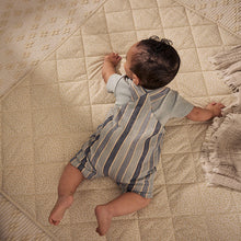 Load image into Gallery viewer, Minerals Stripe Woven Dungaree and Bodysuit Set (0mths-18mth)
