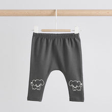 Load image into Gallery viewer, Mono Elephant Baby Top And Leggings Set