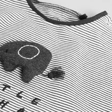 Load image into Gallery viewer, Mono Elephant Baby Top And Leggings Set