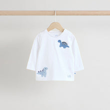 Load image into Gallery viewer, Blue Dino Baby T Shirt and Legging Set (0mths-18mth)