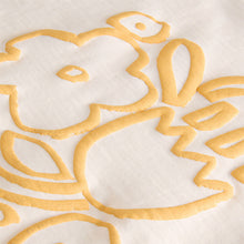 Load image into Gallery viewer, Cream Flower Short Sleeve 100% Cotton T-Shirt and Wide Trousers Set (3mths-6yrs)