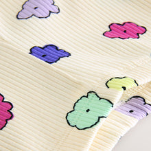 Load image into Gallery viewer, Rainbow Flower Ribbed Wide Leg Trousers Leggings (3mths-6yrs)