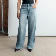 Load image into Gallery viewer, Light Blue Wide Leg Jeans