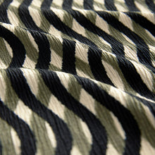 Load image into Gallery viewer, Green Geo Print Flutter Sleeve Textured Smart Top