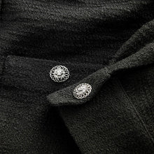 Load image into Gallery viewer, Black Boucle Button Up Shacket