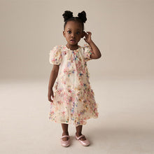 Load image into Gallery viewer, Multi Floral Mesh Party Dress (6mths-6yrs)