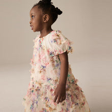 Load image into Gallery viewer, Multi Floral Mesh Party Dress (6mths-6yrs)