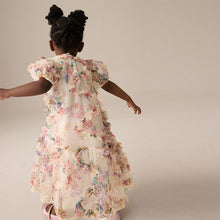 Load image into Gallery viewer, Multi Floral Mesh Party Dress (6mths-6yrs)