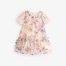 Load image into Gallery viewer, Multi Floral Mesh Party Dress (6mths-6yrs)