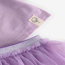 Load image into Gallery viewer, Lilac Purple T-Shirt and Skirt Set (3mths-6yrs)