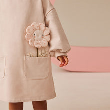 Load image into Gallery viewer, Oatmeal Floral Character Long Sleeve Sweat Dress (3mths-6yrs)