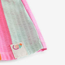 Load image into Gallery viewer, Rainbow Stripe Short Sleeve Summer Dress (3mths-6yrs)