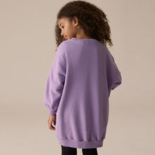 Load image into Gallery viewer, Lilac Purple Sequin Star Jumper Dress (3-10yrs)