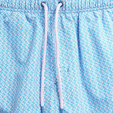 Load image into Gallery viewer, Lilac Purple Fish Conversational Printed Swim Shorts