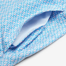 Load image into Gallery viewer, Lilac Purple Fish Conversational Printed Swim Shorts