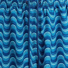 Load image into Gallery viewer, Light Blue Wave Printed Swim Shorts