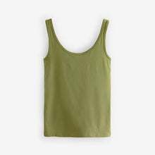 Load image into Gallery viewer, Olive Green Thick Strap Vest