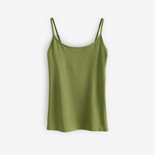 Load image into Gallery viewer, Olive Green Thin Strap Vest