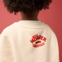 Load image into Gallery viewer, Ecru Monster Truck Back Print Sweatshirt and Utility Joggers