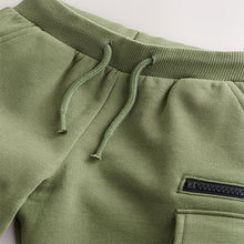 Load image into Gallery viewer, Ecru Monster Truck Back Print Sweatshirt and Utility Joggers