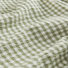 Load image into Gallery viewer, Green Pull On Gingham Trousers
