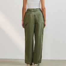 Load image into Gallery viewer, Khaki Cargo 100% Cotton Trousers