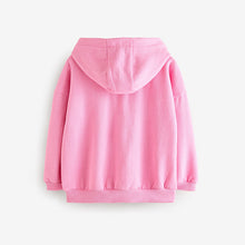 Load image into Gallery viewer, Blush Pink Zip Through Hoodie (3-12yrs)