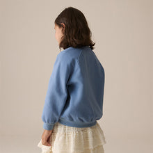Load image into Gallery viewer, Blue Sequin Butterfly Sweatshirt (3-11yrs)