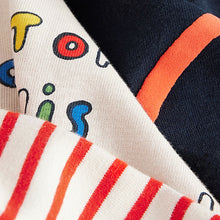 Load image into Gallery viewer, Red/Blue Space Short Sleeve T-Shirts 3 Pack