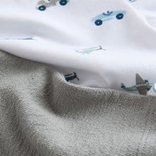 Load image into Gallery viewer, White Transport All-Over Print T-Shirt & Shorts Set (3mths-6yrs)