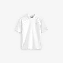 Load image into Gallery viewer, White Short Sleeve Rash Vest (3-12yrs)
