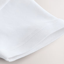 Load image into Gallery viewer, White Sub5cribe Graphic Print Heavyweight Short Sleeve T-Shirt