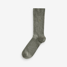Load image into Gallery viewer, Blue/Grey/Green 8 Pack Embroidered Lasting Fresh Socks