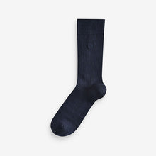 Load image into Gallery viewer, Blue/Grey/Green 8 Pack Embroidered Lasting Fresh Socks