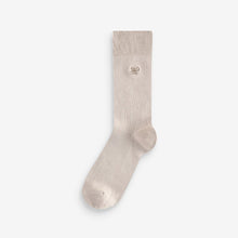 Load image into Gallery viewer, Blue/Grey/Green 8 Pack Embroidered Lasting Fresh Socks
