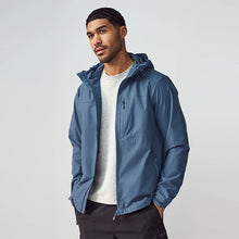 Load image into Gallery viewer, Blue Shower Resistant Anorak Jacket